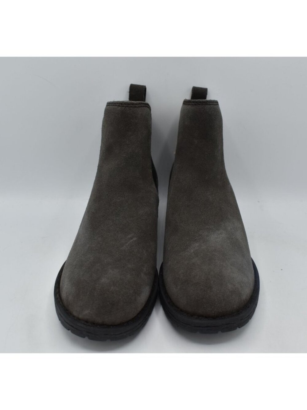 Born Womens Size 7 Cove Dark Grey Suede Chelsea Boots Bootie Shoes - Picture 2 of 15